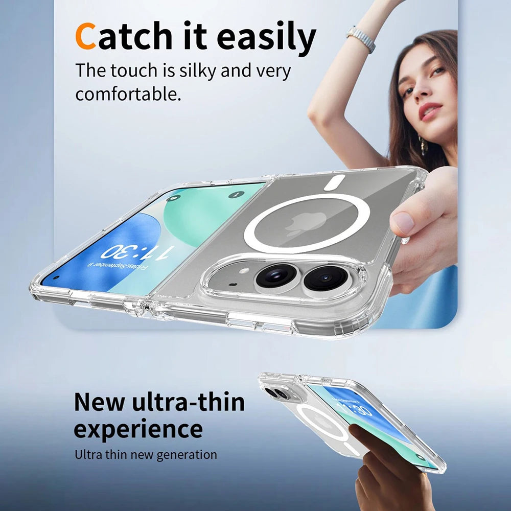 Iphone duo clear magsafe case