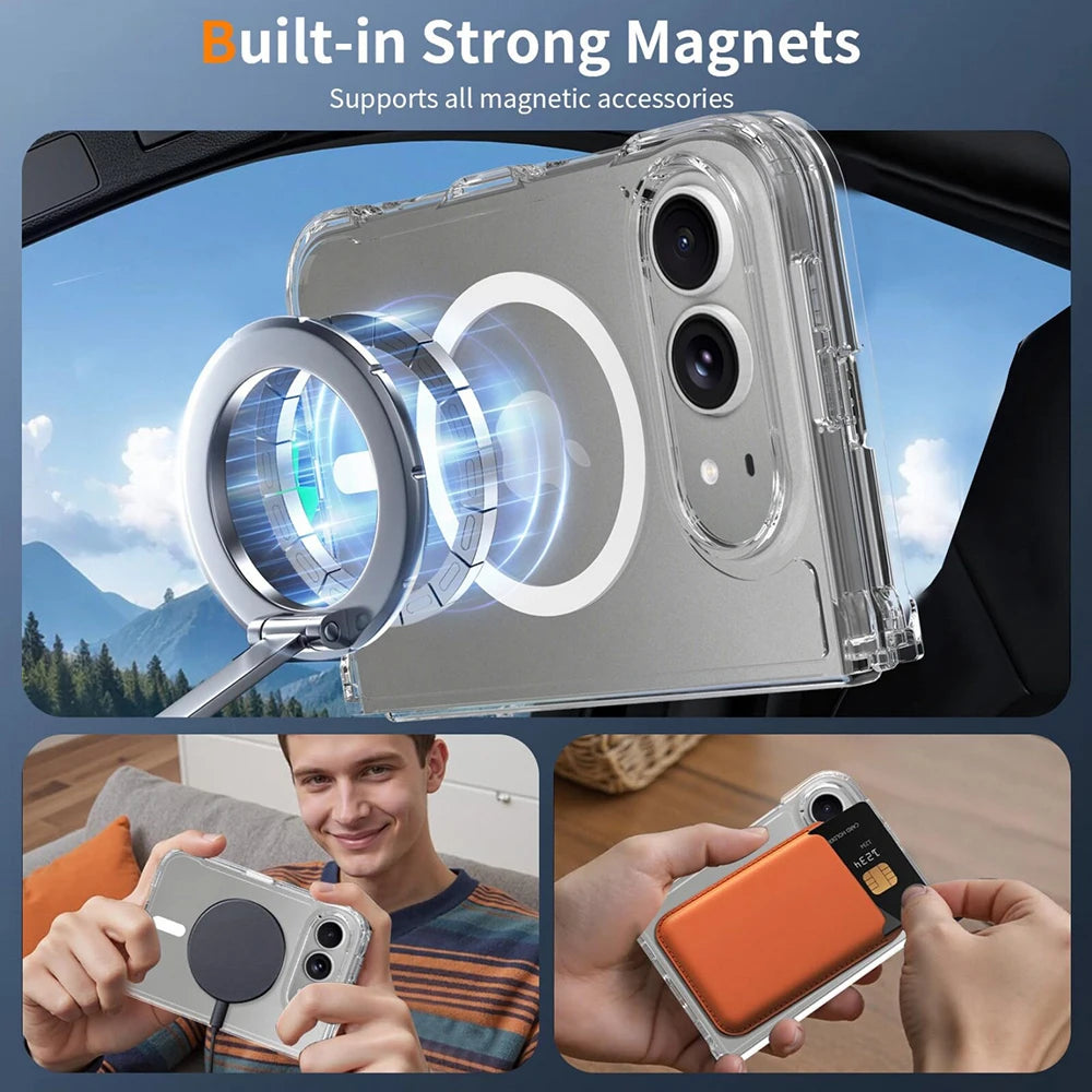 Iphone duo clear magsafe case