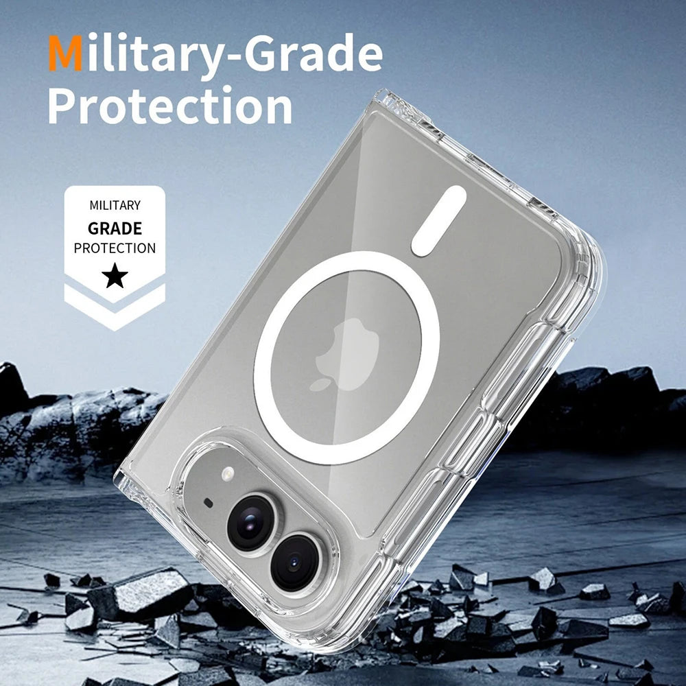 Iphone duo clear magsafe case