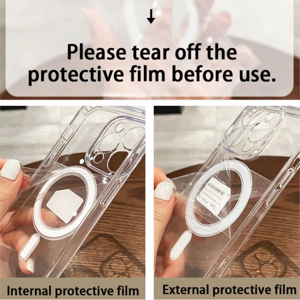 iPhone 17 Clear Magnetic Case